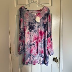 New with tag tie dye top